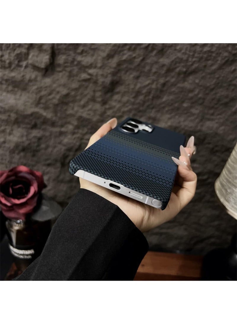 Adando Compatible with Samsung Galaxy S26 Ultra Case, Ultra-Thin and Lightweight, Semi-Enclosed Frameless, Slim Carbon Fiber, Case for Samsung S26 Ultra Shockproof Strong Magnetic Cover, Wireless Charging (Blue) - Image 5